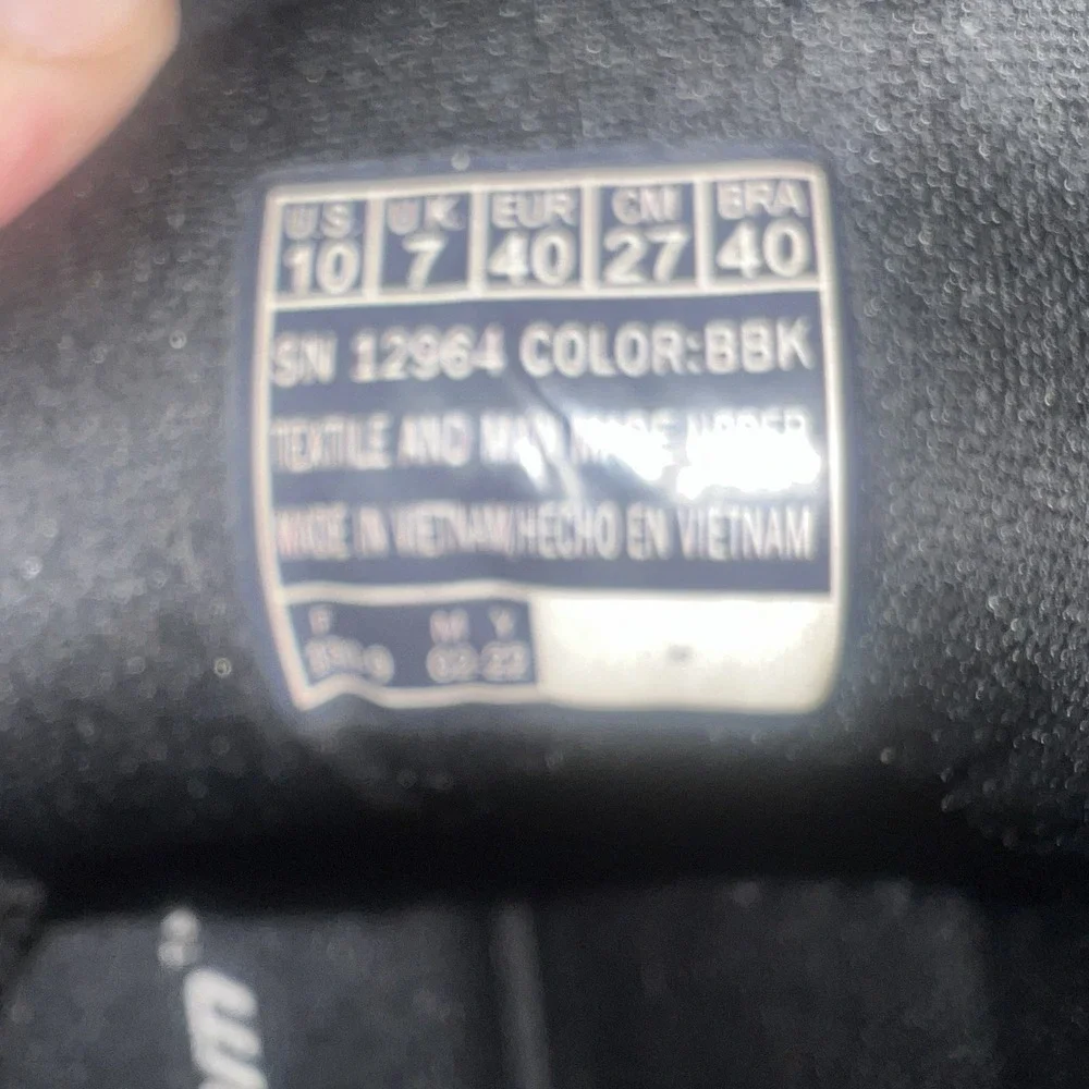 Skechers Womens Work Shoes Black Size 10 Slip Resistant‎